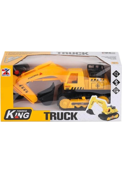 Bfs 1381-13 Yarım Fonksiyon Işıklı Paletli Kepçe -Prestij Oyuncak
