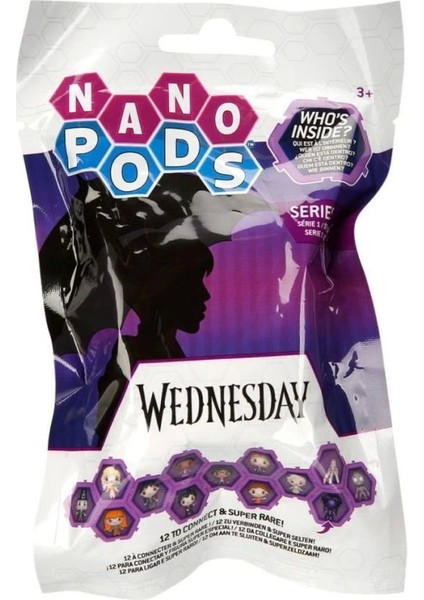 Bfs 402788 Wednesday Nano Kapsül Figür Sürpriz Paket -Sunman modelleri