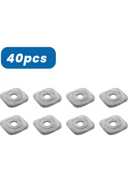 40pcs zeminler paspas bez pedleri joybos paspas sıkma paspas otomatik ayırma döner temizlik zeminler paspas bezi bez (Yurt Dışından)