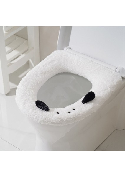 Peluş Banyo Paspası Kalınlaştırılmış Ev Tuvalet Minderi Yıkanabilir Tuvalet Oturağı Pedi, Köpek + Tavşan (Yurt Dışından) indirimleri