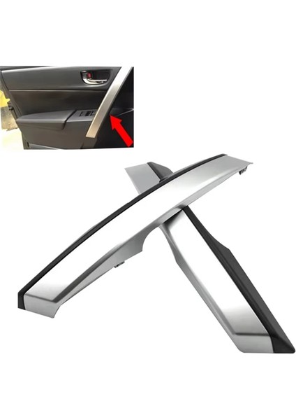 Toyota Corolla 2014 2015 2016 2017 2018 Sol Için Araba Iç Kapı Kolu Kılıfı (Yurt Dışından) indirimleri