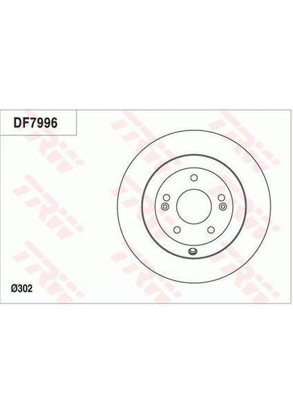 DF7996 Arka Fren Diski Santa Fe 09-12 Sorento 12 302X11X5 584112P000