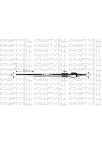 05030051 Kızdırma Bujısı Crafter Jetta Passat Polo Sharan Touareg T5 A3 A4 Leon Fabıa Superb 02>