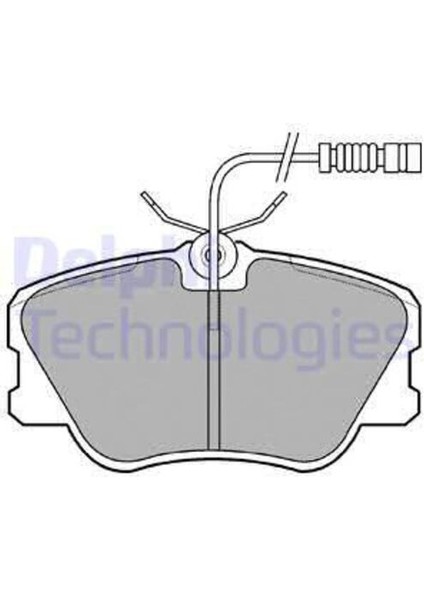 Delphı LP608 Fren Balatası On Mercedes W201 W124 S124 C124 A124