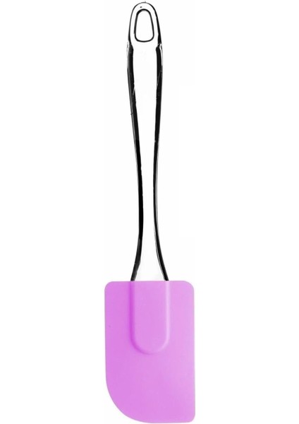 Silikon Yumurta Fırçası ve Spatula Damla Saplı Silikon Hamur Spatula Yağ Fırçası Mor Spatula Fırça