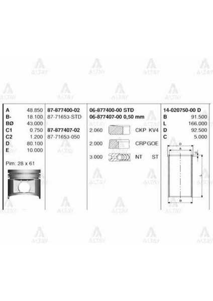 06 Iss -877407-0 Segman 0.50 YD25 Pıck-Up