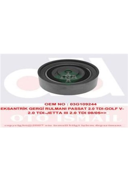 532035510 Triger Eksantrik Gergi Rulmanı Golf V 03- Jetta Iıı