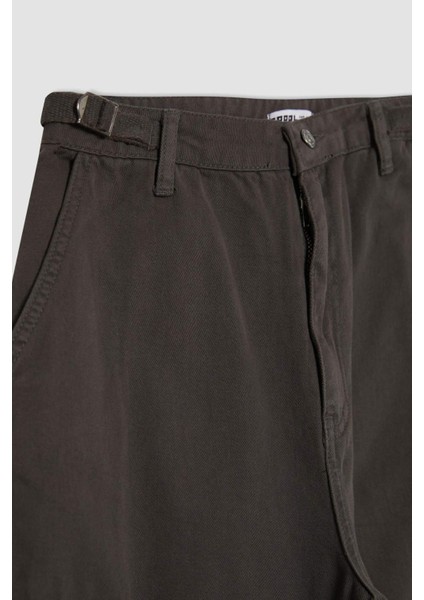 Coool Straight Fit Gabardin Pantolon Kargo Cepli B7611AX24SP