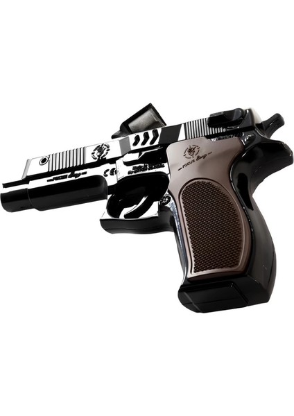 Bfs Metal Oyuncak Tabanca Siyah Seri 23