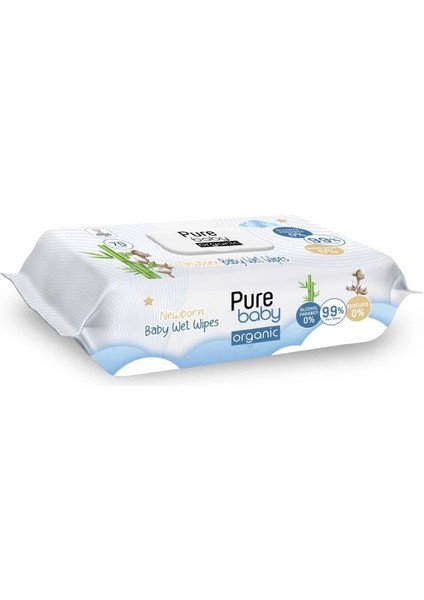 Pure Baby Yenidoğan Islak Havlu Mendil 70 Yaprak fiyatları