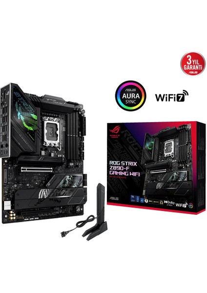 ROG STRIX Z890-F GAMING WIFI DDR5 5XM2 USB3.2 RGB LAN ATX