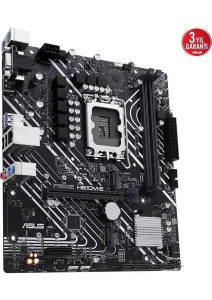 PRIME H610M-E-CSM DDR5 DP HDMI VGA 2XM2 USB 3.2 RGB MATX 1700P