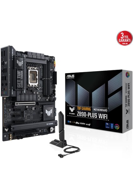 TUF GAMING Z890-PLUS WIFI DDR5 4XM2 USB3.2 RGB LAN ATX