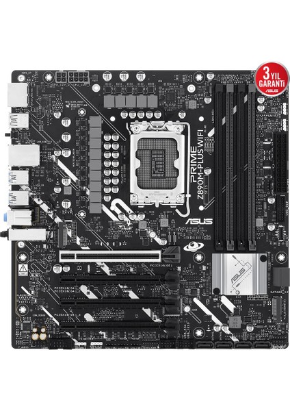 PRIME Z890M-PLUS WIFI DDR5 3XM2 USB3.2 RGB LAN mATX modelleri
