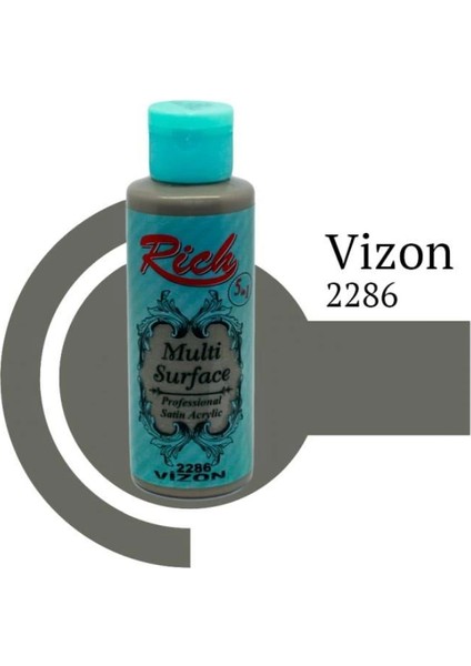 Rich Multi Surface 2286 Vizon Akrilik Boya 120 cc modelleri