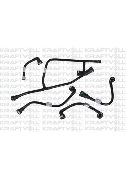 10034555 Yakıt Hortumu (Set) (0600109-115-116-117-118) Man Tga 00> Tgx-Tgs 06> D2066 D2676 Euro 4