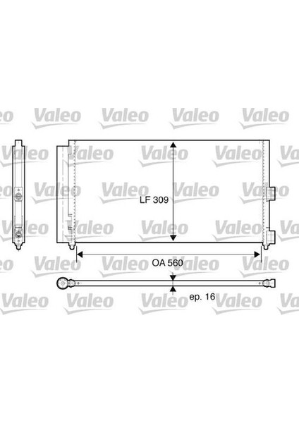 812744 Kondenser Fiat Doblo Cargo 1.3 L D Multijet 46820833