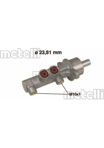 Metelli 050539 5-539 Ana Merkez Disk Alüminyum Absli Opel Corsa C 1,7 Cdtı 2003- Tigra 1,7 Cdtı 2004-