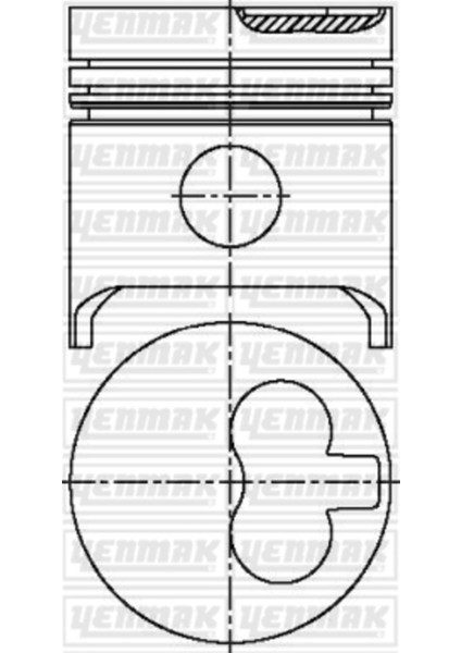 31 3876-STD Piston Segman 205 405 Yeni Model 309 Bx Zx C15 Partner Em Berlingo Em Xud7 1.8d
