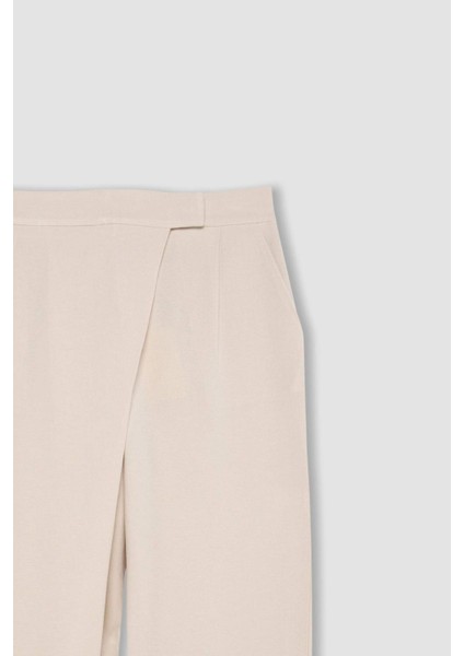Beli Lastikli Keten Karışımlı Harem Pantolon C2100AX24SP