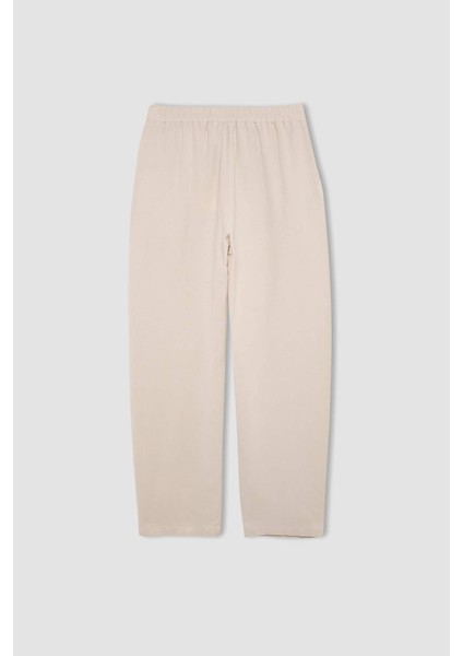 Beli Lastikli Keten Karışımlı Harem Pantolon C2100AX24SP