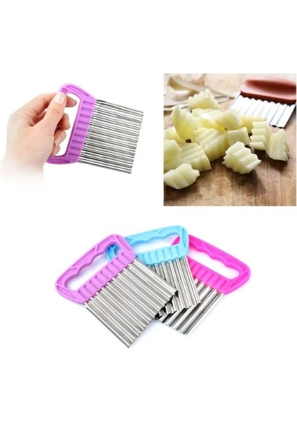 Lüks Pratik Patates Meyve Sebze Doğrama Dilimleme Cips Bıçağı