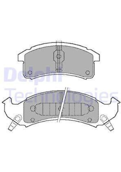 Delphı LP897 Fren Balatası On Buıck Park Avenue. Rıvıera Cadıllac Allante. Devılle. Eldorado. Fleetwood. Sevıll