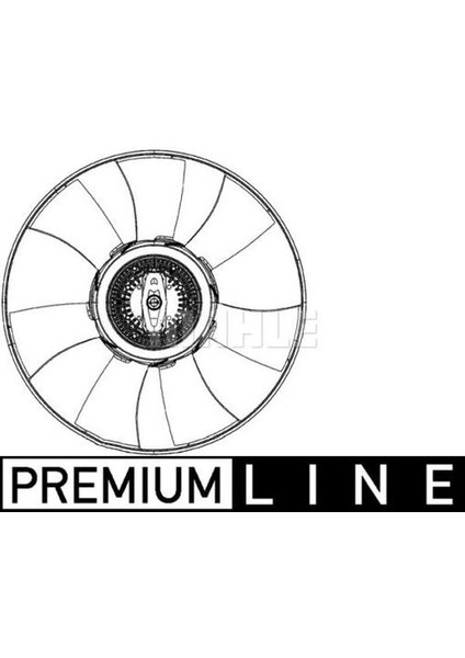 Mahle-Knecht-Behr CFF493000P Fan Termıgı Pervanelı. OM611. OM612 V-Class 638 2 99>03 Vıto 638 99>03 Sprınter 00>06 Crafter 06>12