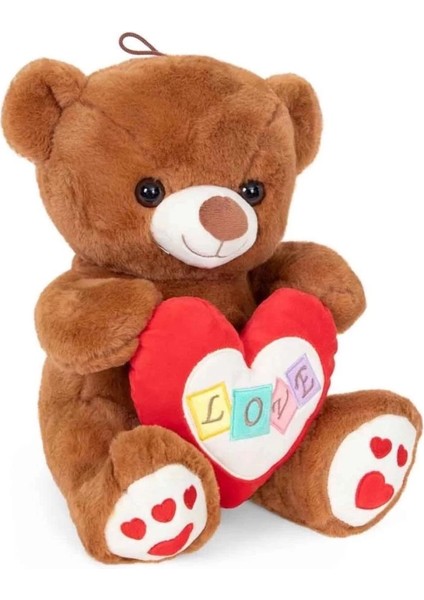 Bfs 4762 Peluş Ayı Kalpli 30 cm