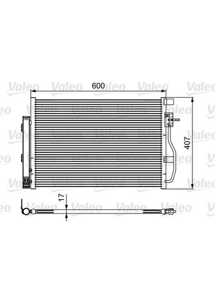 814478 Kondenser Chevrolet Aveo 96943762