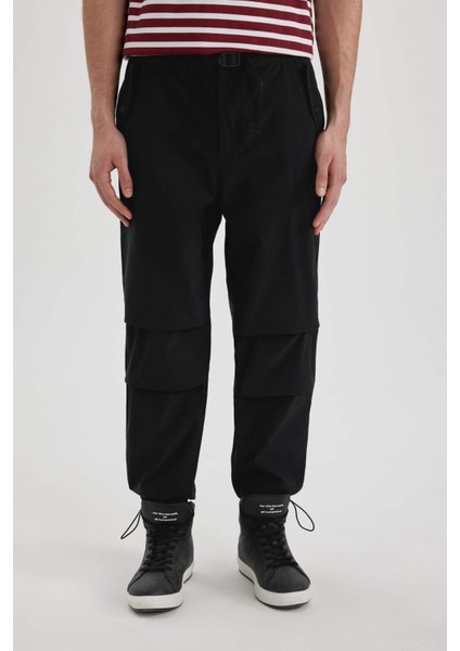 Pantolon Relax Fit Esnek Bantlı Paça C2844AX24SP