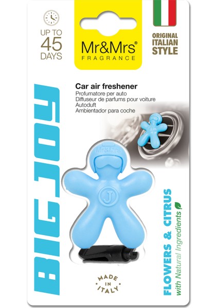 Big Joy - Oto Araç Kokusu, Araba Klima Kokusu, Oto Kokusu - Flowers & Citrus