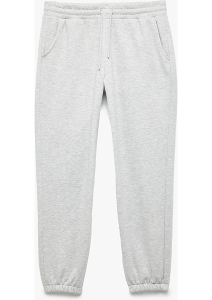 Beli Lastikli Cep Detaylı Basic Jogger Eşofman Altı