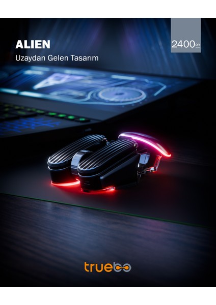 Alien RGB Ofis Performans/Oyuncu Mouse