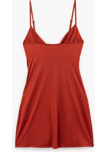 Degaje Yaka Askılı Mini Elbise fiyatları