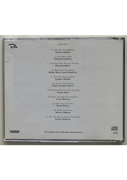 The White Box Of Jazz Disc Three CD (Orijinal Dönem Baskı Cd) fiyatları