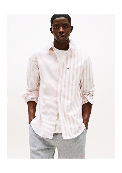 Erkek Pembe L/s Gömlek