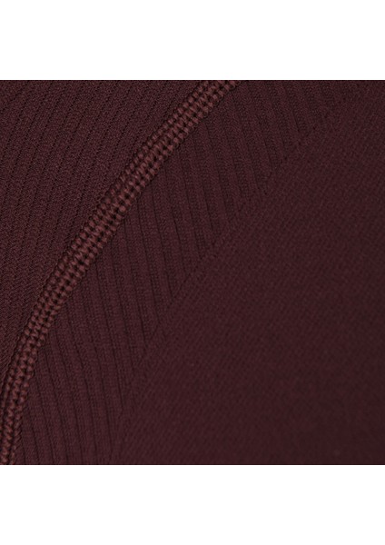 Athlete Crop Seamless Workout Kadın Kırmızı Tişört modelleri