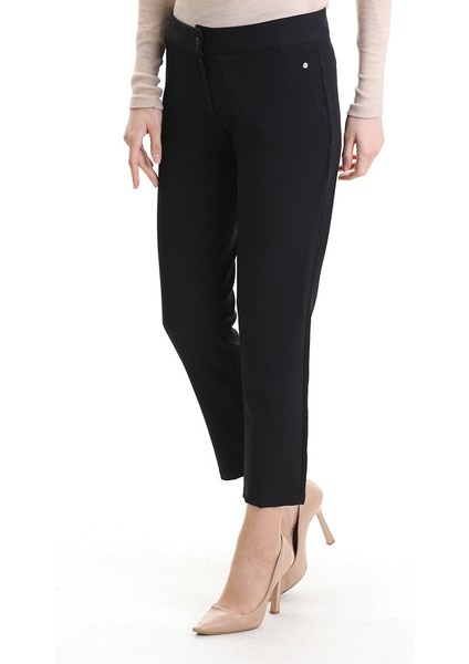 Düz Paça Pantolon 4004-04 Siyah modelleri