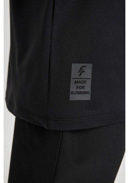 Fit Standart Fit Bisiklet Yaka Basic Düz Kısa Kollu Tişört B4593AX24SP