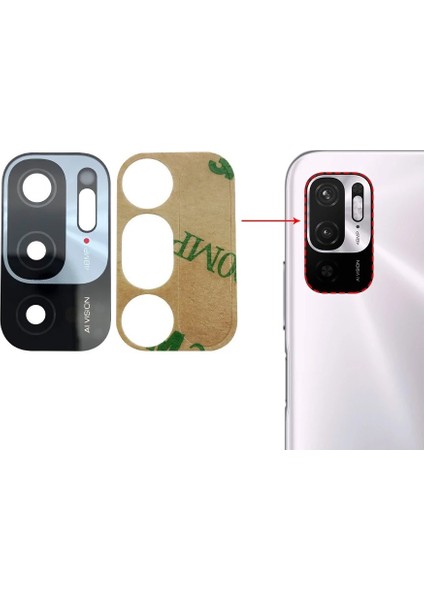 Xiaomi Redmi Note 10 5g Uyumlu Kamera Camı Lens
