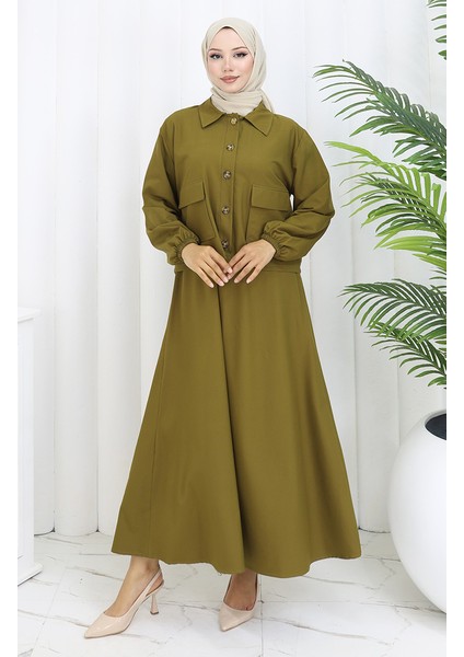 Jile Ceket Ikili Takım 0117-05 Yağ Yeşili fiyatları