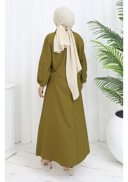 Jile Ceket Ikili Takım 0117-05 Yağ Yeşili indirimleri