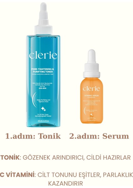 Aydınlatıcı Tonik ve Serum Seti