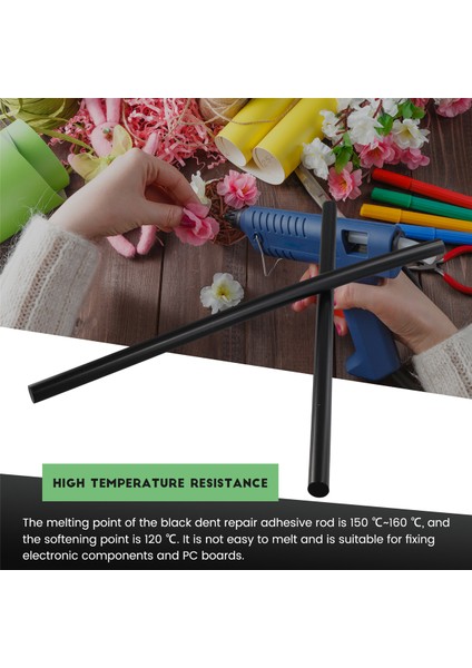 15 Adet Sıcak Tutkal Çubukları, 270 X11MM Siyah Sıcak Tutkal Çubukları Araba Gövdesi Göçük Onarımı Sökücü El Sanatları Kendin Yap Projeleri Için (Yurt Dışından) indirimleri