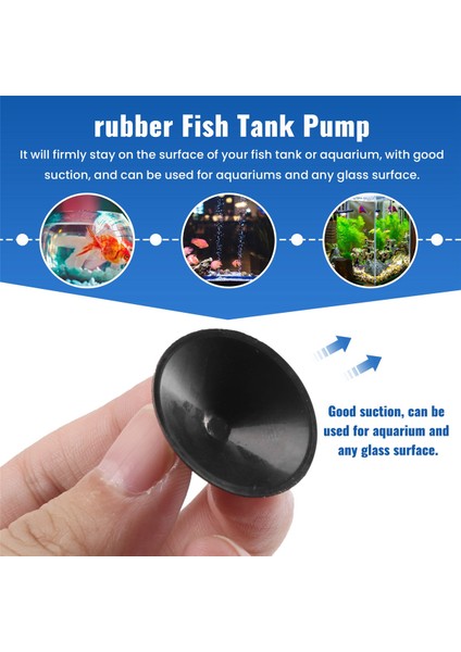 10 x Siyah Kauçuk 27MM Vakum Kupası Klipsi Akvaryum Balık Tankı Pompası Için Emici (Yurt Dışından) indirimleri