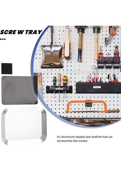 Rc Model Telefon Araba Tamir Aleti Için Manyetik Pedli Kullanışlı Alüminyum Alaşımlı Vida Tepsisi Gümüş (Yurt Dışından) fırsatları