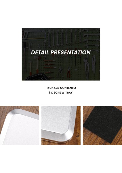 Rc Model Telefon Araba Tamir Aleti Için Manyetik Pedli Kullanışlı Alüminyum Alaşımlı Vida Tepsisi Gümüş (Yurt Dışından) indirimleri