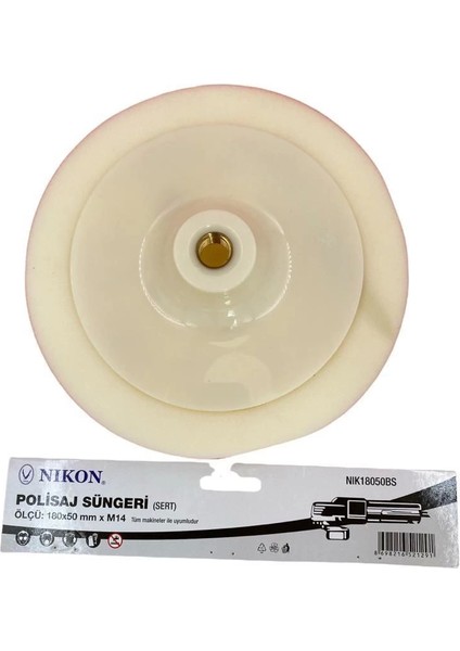 Nikon 18050BS Polisaj Süngeri 180 mm Beyaz Sert