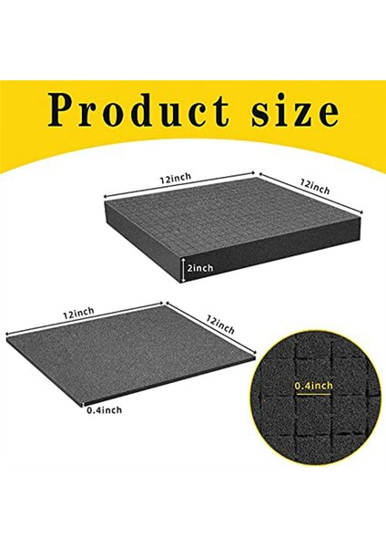 Izgara Köpük Küp-Köpük, 2 Parça 300X300X50MM/2 Parça 300X300X10MM, Alet Kutusu Kamera Kılıfı Köpük, Kılıf Eki, Alet (Yurt Dışından) indirimleri